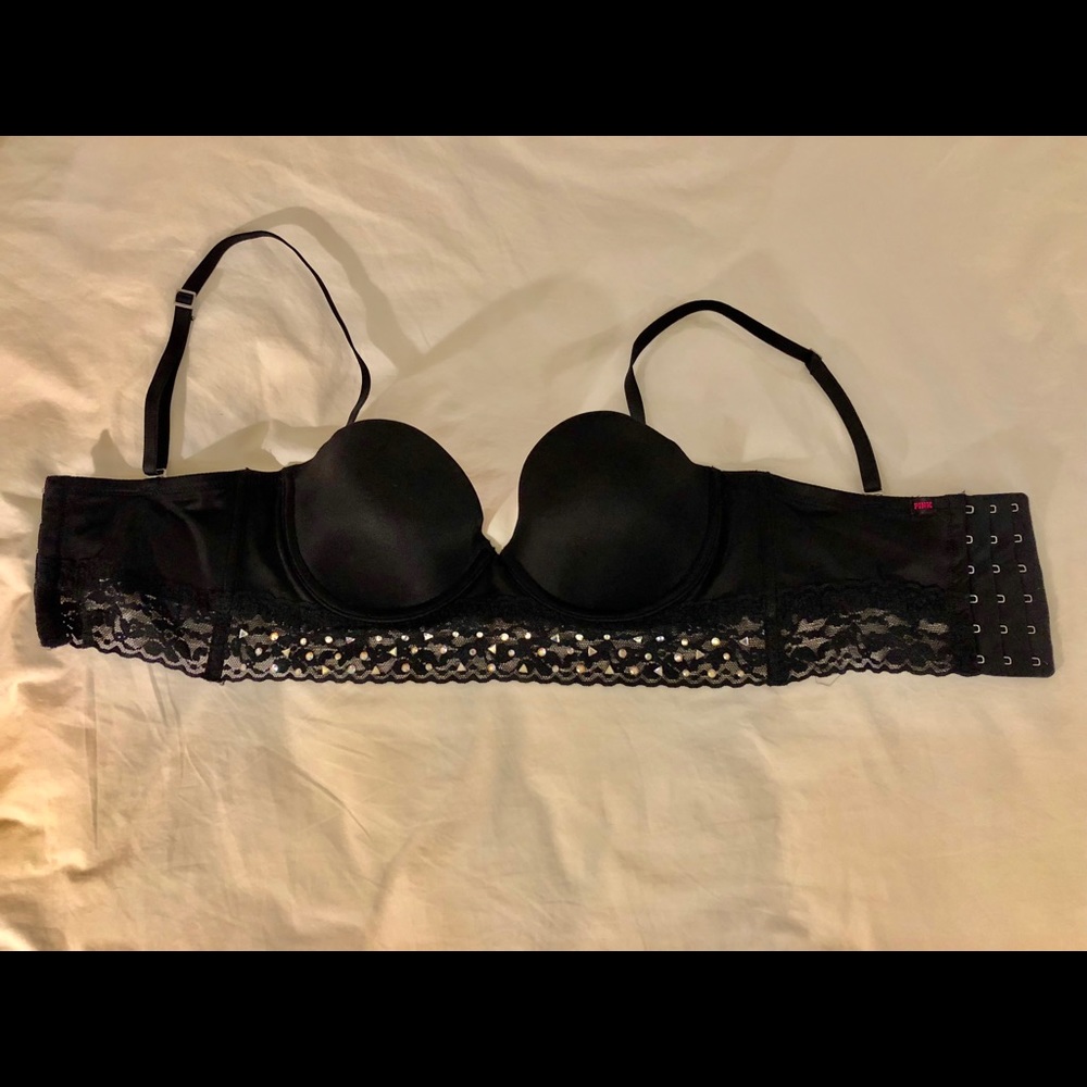 ✨(BRAND NEW) Victoria’s Secret Black Bustier Bra✨